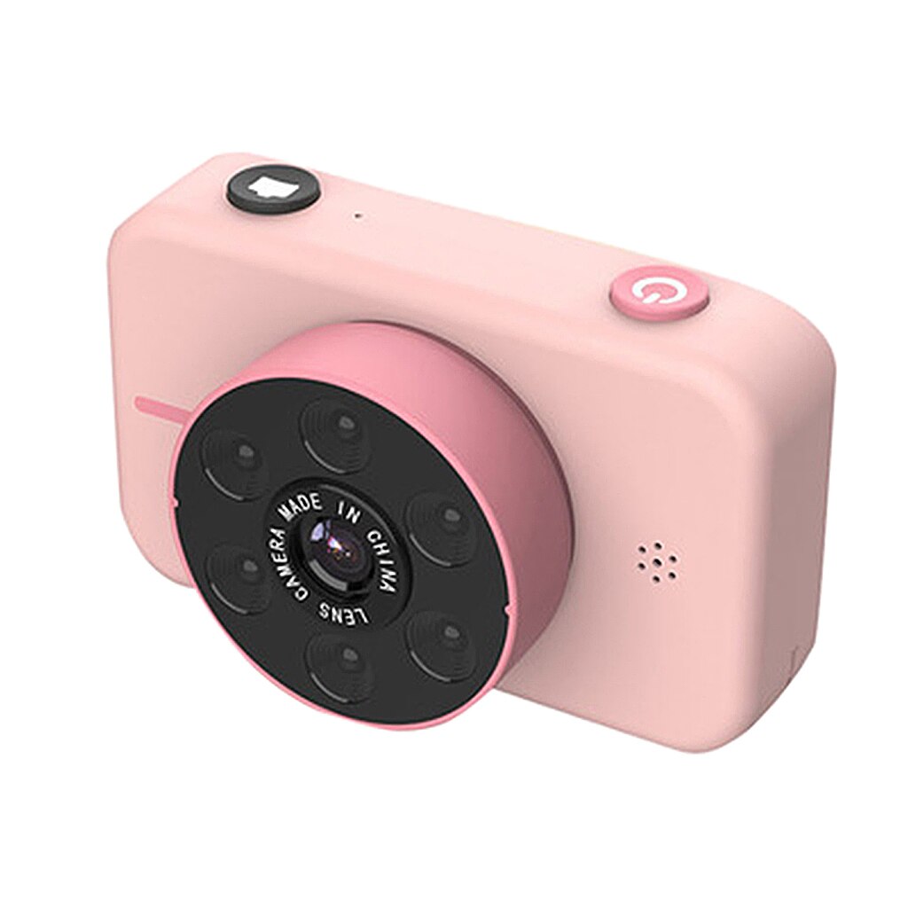 Cámara Digital para niños y niñas, videocámara de vídeo, toma de fotos, juguetes,: Pink
