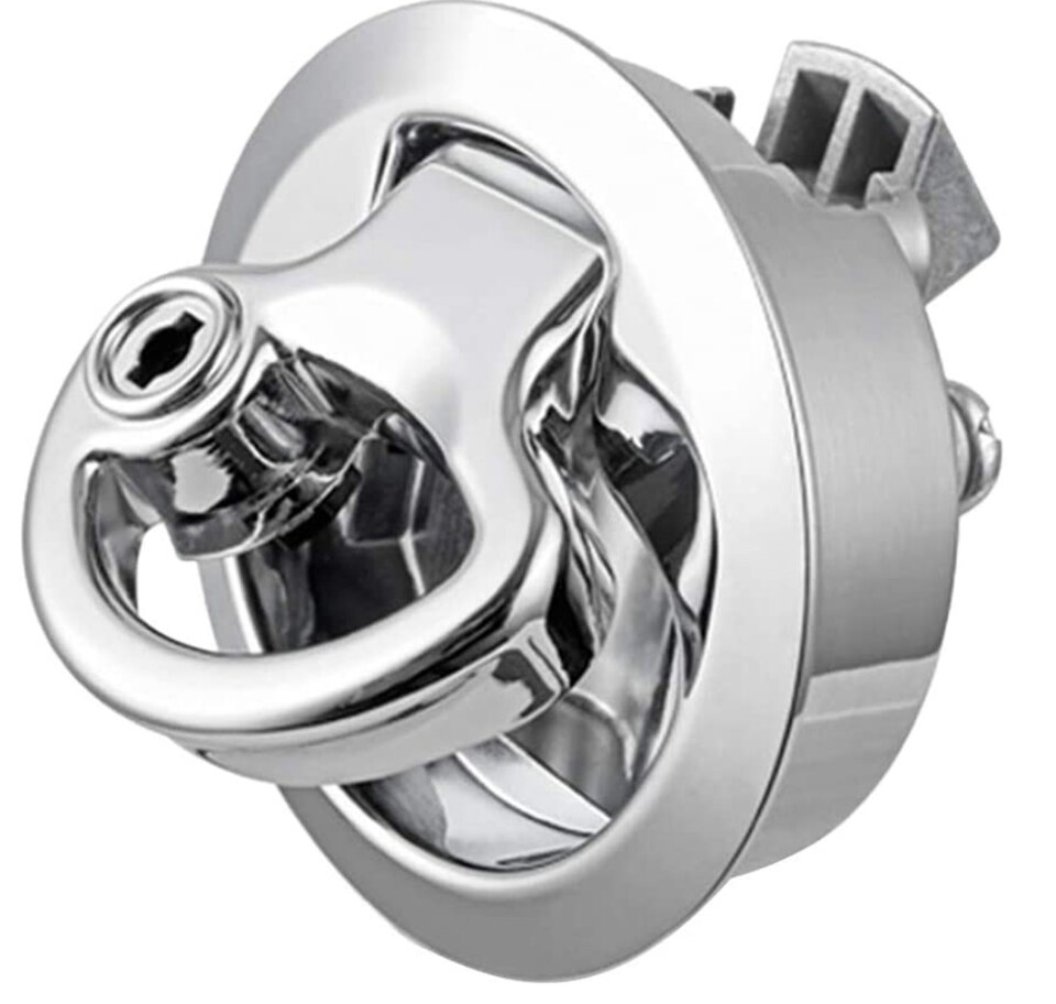 ISURE Marine Boat Locking Flush Pull Latch Hatch Lift 2"D 316 Stainless Steel