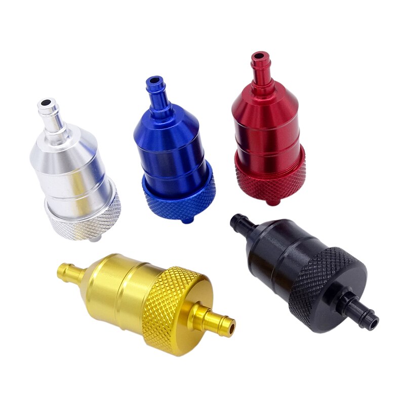 1 Pcs Motorfiets Olie Brandstoffilter Scooter Benzine Filters Aluminium Universele Voor Suzuki Yamaha Harley Motocross Benzine Tank