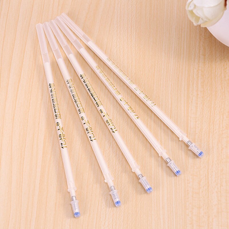 100pcs Heat Erasable Pen High Temperature Disappearing Fabric Marker Refills I88
