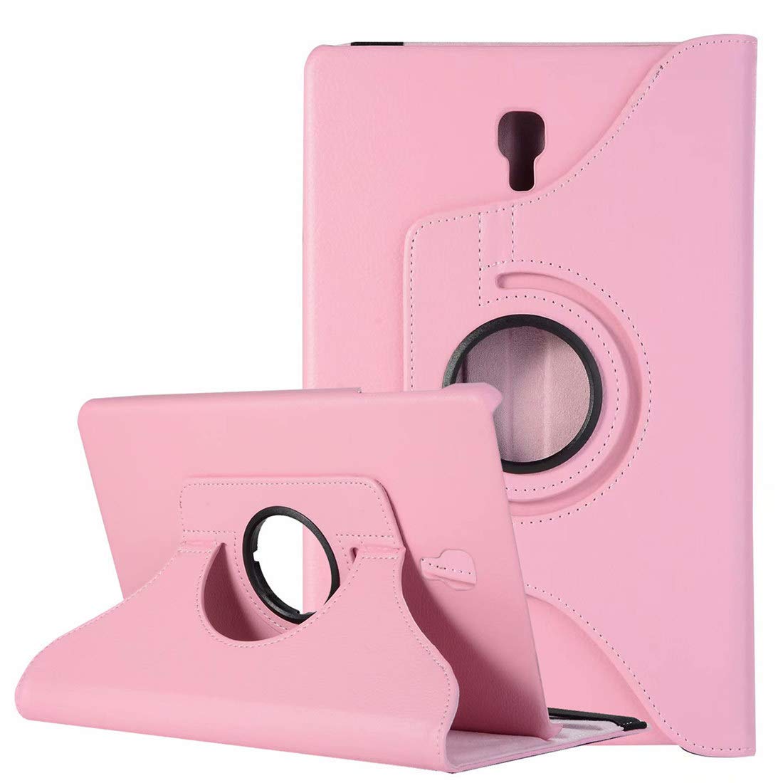 Funda de piel sintética con soporte giratorio para Samsung Galaxy Tab S4, protector de cuero sintético de 10,5 pulgadas, SM-T830, modelo SM-T835, SM-T837, grados: T830 T835 pink