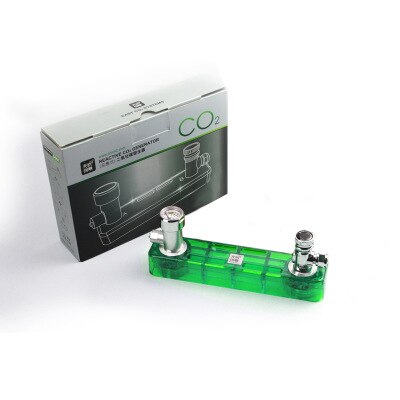 Acquario kit generatore di sistema di CO2 fai-da-te generatore di diffusori di CO2 con manometro accessori per regolatori di serbatoi per piante Nano: verde