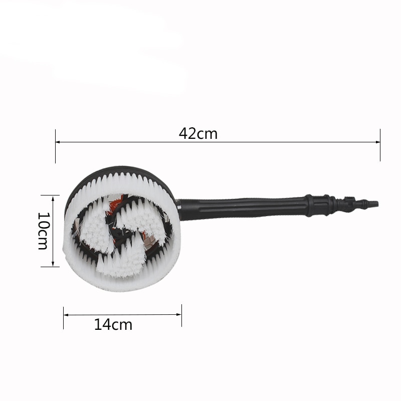 Roterende Ronde Borstel Water Schoonmaken Wassen Borstel Stijve voor Karcher K2 K3 K4 K5 K6 K7 Hogedrukreiniger Auto wassen