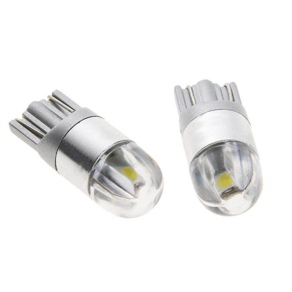 12pcs LED Car Tail Bulb Brake Lights Auto Reverse Lamp Daytime Running Signal Light(T10 3030 Blue Light)