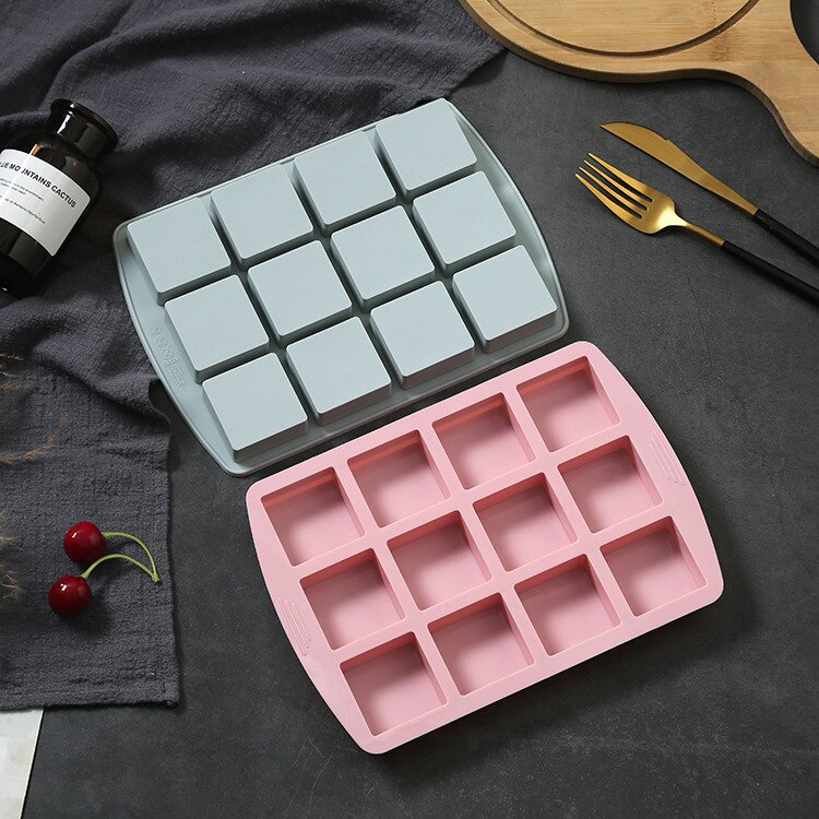 Diy kök levererar tårta bakform pan rektangulär silikon form bakning verktyg toast mögel påskbröd bakverktyg