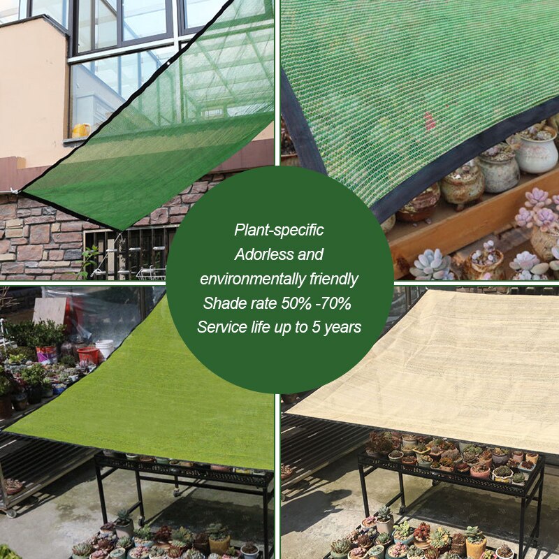 50-70% Sunblock Shade Cloth Cover For Plants Gardening Succulents Flowers Dedicated Shading Net