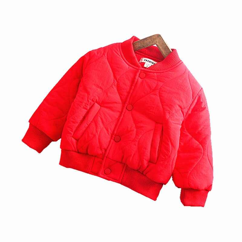 2 3 4 5 T Peuter Jongens Winter Jassen Baby Dikke Donsjack Casual Solid Warm Jassen Voor jongen Kind Baby Katoen Uitloper