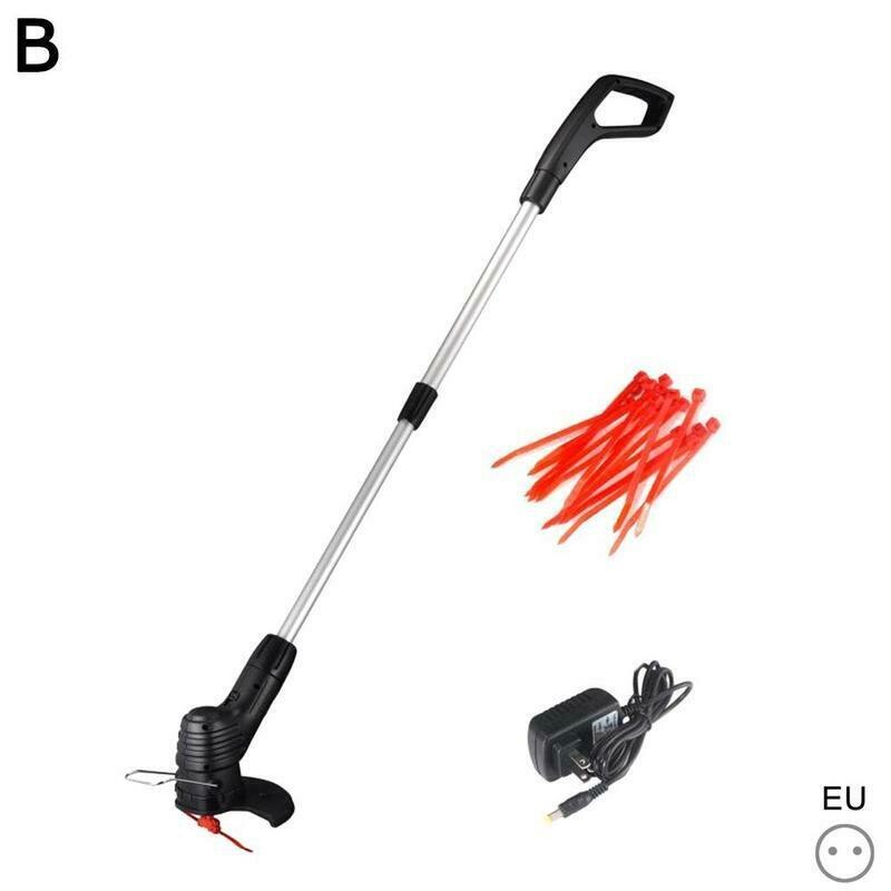 Portable Electric Grass Trimmer Handheld Lawn Mower Agricultural Household Cordless Weeder Garden Pruning Tool Brush Cutter: Default Title