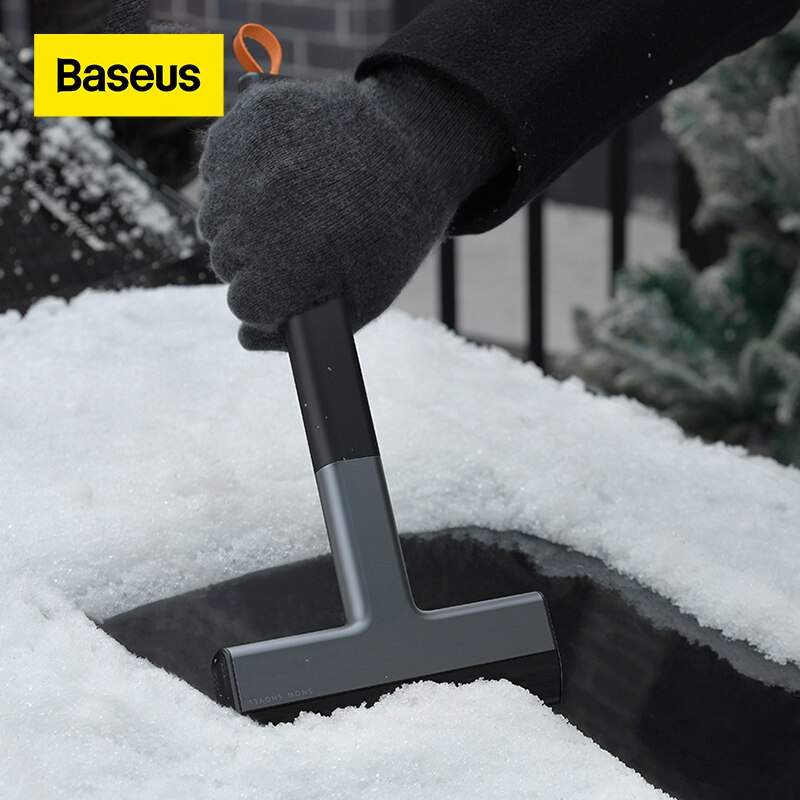 Baseus Sneeuw Ijskrabber Auto Voorruit Ice Remover Auto Window Cleaning Tool Winter Wasstraat Accessoires Schrapen Tool