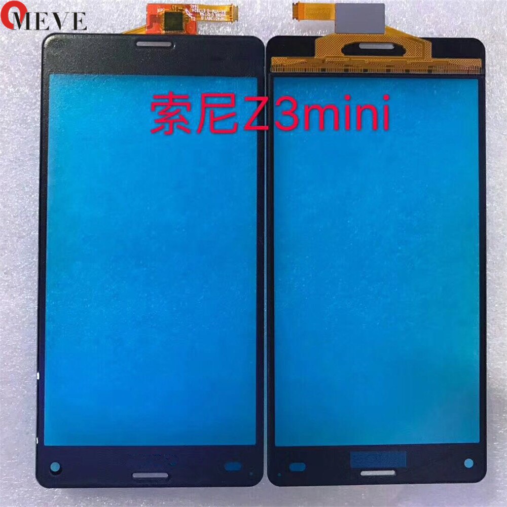 Für Sony Xperia Z Z1 Z2 Z3 Mini Z4 Z5 Kompakte Touchscreen Digitizer Front Glas Objektiv Sensor panel: black For Z3 mini