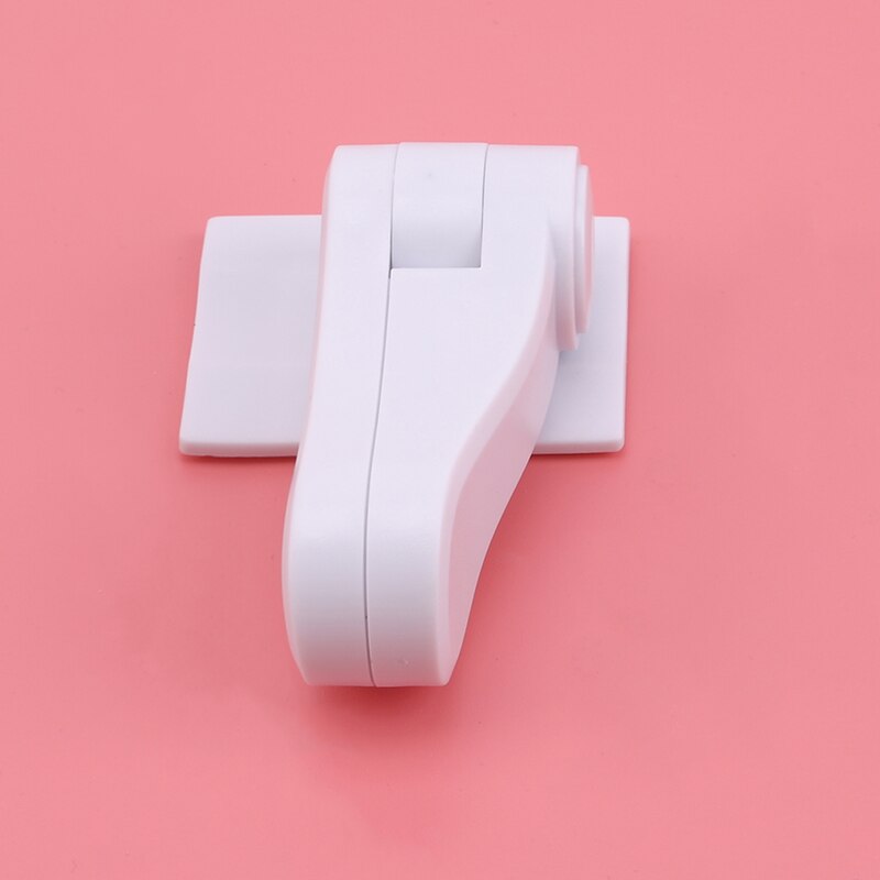 White Plastic Child Safe Security Window Door Sash Lock Safety Lever Handle Sweep Latch Hardware Locks