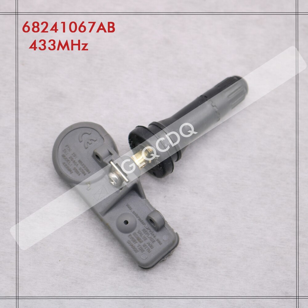 FOR -2024 FIAT 500 TPMS 433MHz TIRE PRESSURE SENSOR TPMS FIAT TIRE AIR PRESSURE SENSOR 68241067AB 68406537AA