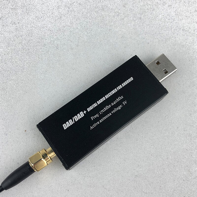 1PC Car DAB Antenna USB Adapter Receiver for Android Dongle Stereo Anti-noise Player Aerial Antenna Cable Access