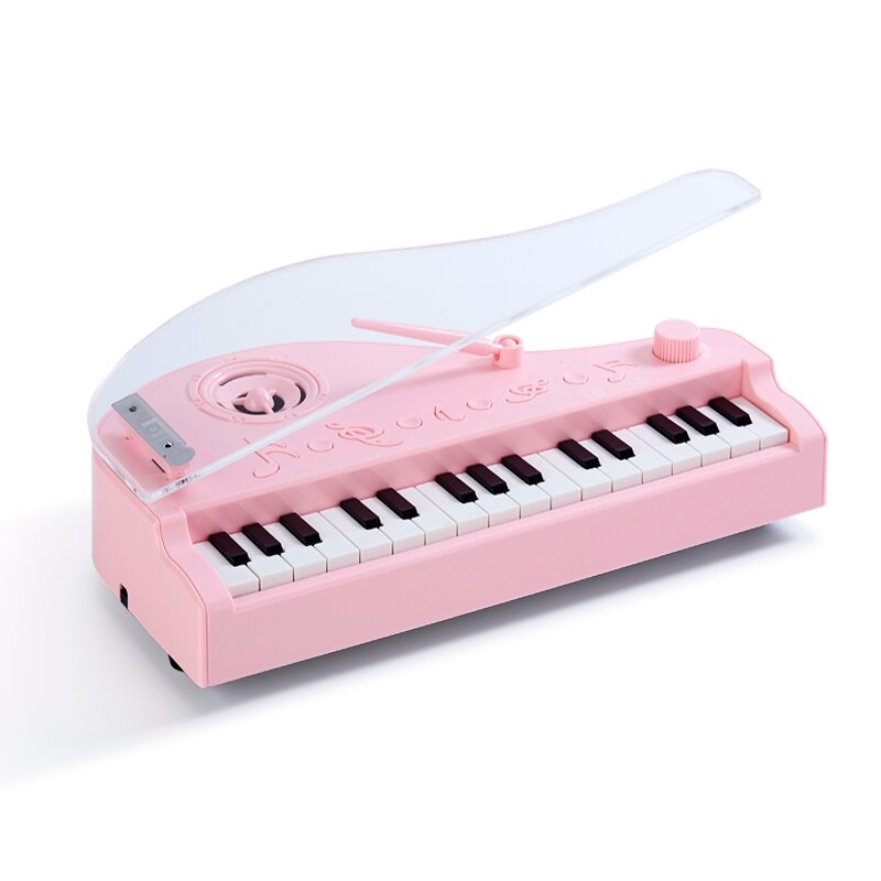 Smart Induction Simulation Bluetooth Piano Charging Mini Colorful Light Music Electronic Piano Best for Children: Pink