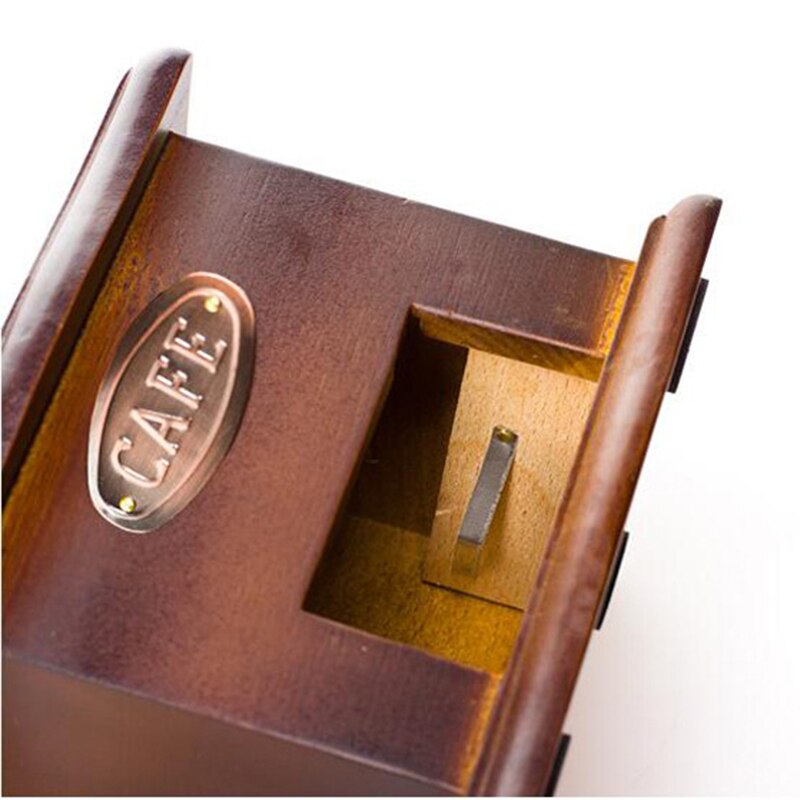 Manual Coffee Grinder Antique Cast Iron Hand Crank Coffee Mill With Grind Settings & Catch Drawer