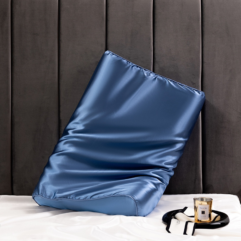 Luxuriöser Satin--kissenbezug 30 cm x 50cm cm, einfarbig, aus luxuriöser, komfortabler imitationsseide, aus Erinnerung-schaum.