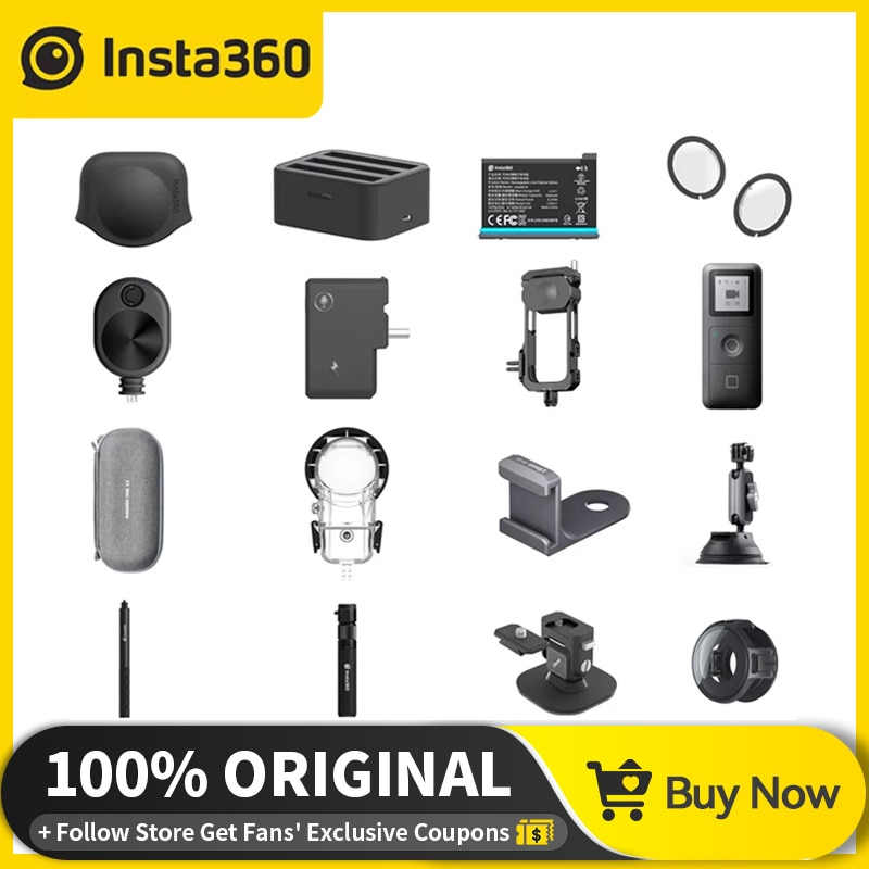 Insta360 One X2 bateria do GPS Len straż dla Insta 360 jeden X2 czas pocisku 1.2M 70cm 3M Selfie Stick osłona obiektywu Dive Case dla One X 2
