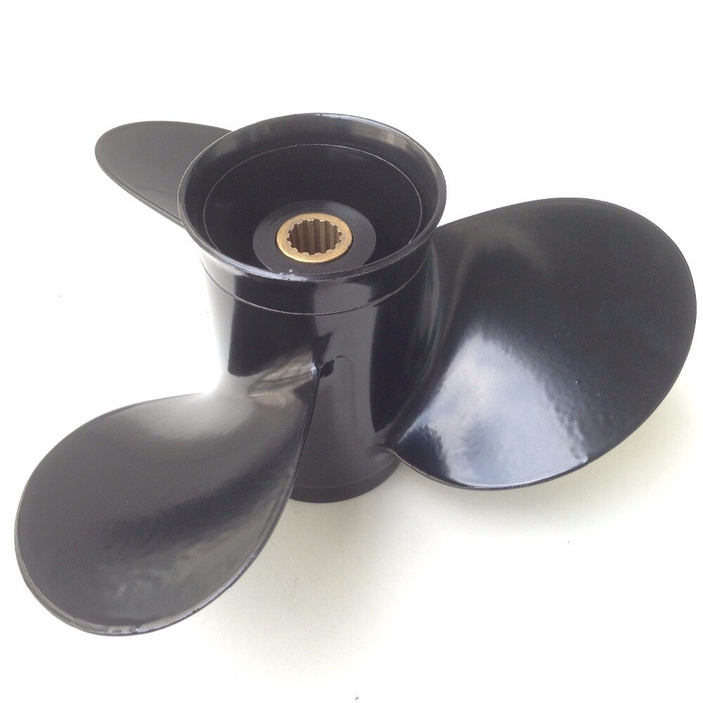 9,25x10 para 18HP tohatsu propulsor de aluminio TOHATSU propulsor motores fueraborda motores de barco 14 estriado de dientes