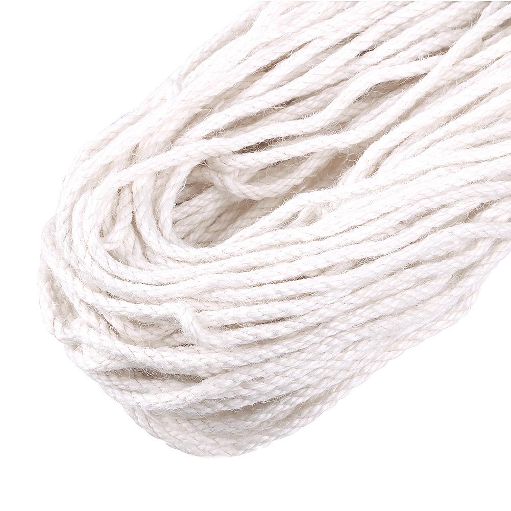 Cuerda de yute Natural de 5mm, cuerda de hilo colorida, cuerdas retorcidas de cáñamo, cuerda de macramé para rascar mascotas, decoración artesanal hecha a mano, 10 yardas