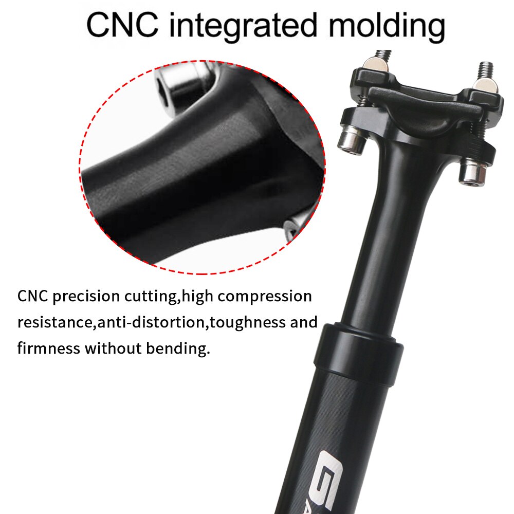 Bike Suspension Telescopic Seatpost 27.2 28.6 30 30.4 30.9 31.6 33.9 Bicycle Shock Absorber Adjustable Seat Post Bike Saddle Rod