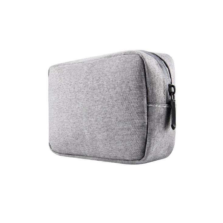 Zachte Canvas Voor Xiaomi Power Bank Opbergtas Draagbare Waterdichte Polyester Mi Power Bank 2 3 2000Mah Pro 10000 20000 Case: gray