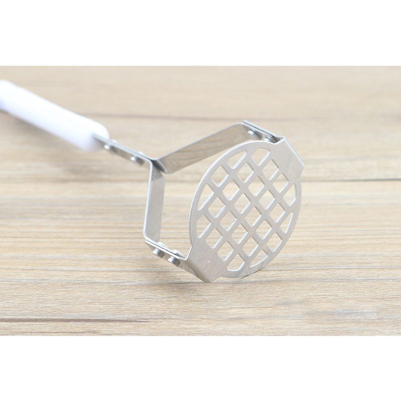 Stainless Steel Potato Masher ricer with Broad and Ergonomic – Fine-grid Mashing Plate for Smooth Mashed Potatoes, and 2022