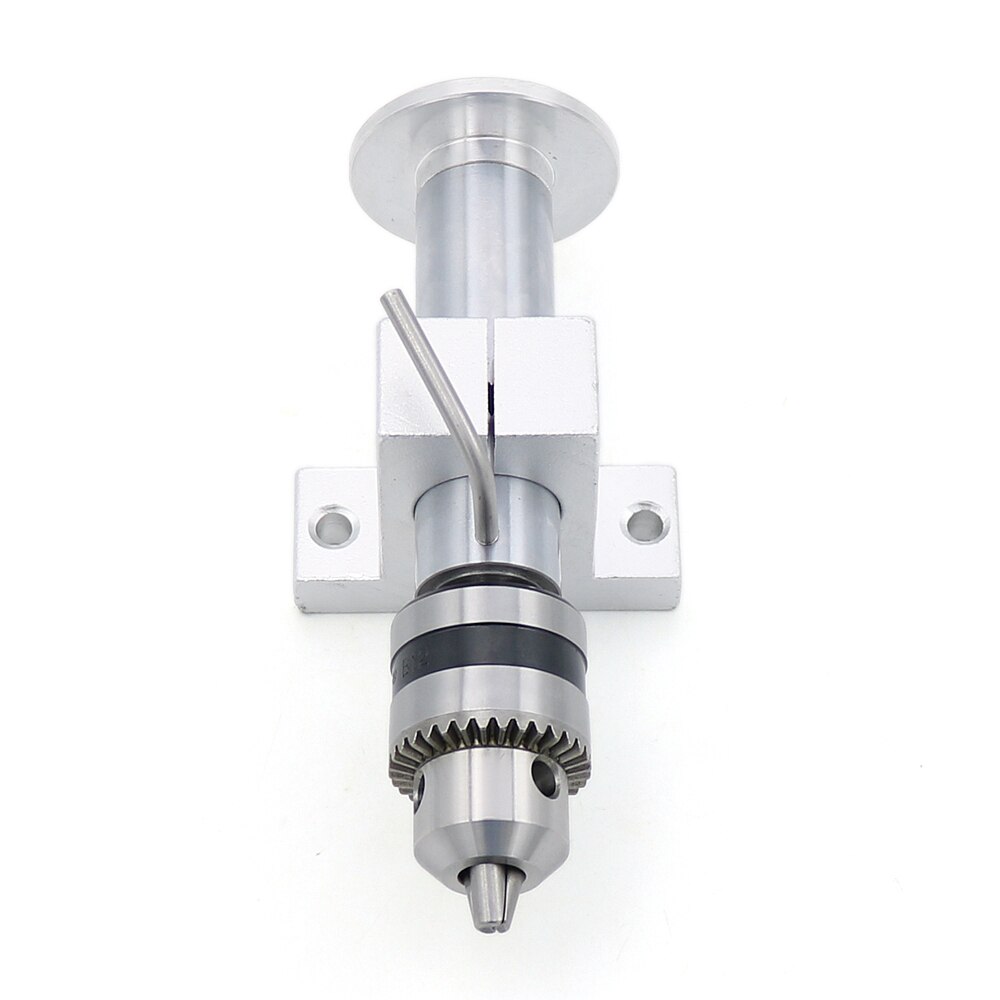 Multifunction Drilling Tailstock Live Center Silver Metal With Claw For Mini Lathe Machine Revolving Centre DIY Accessories