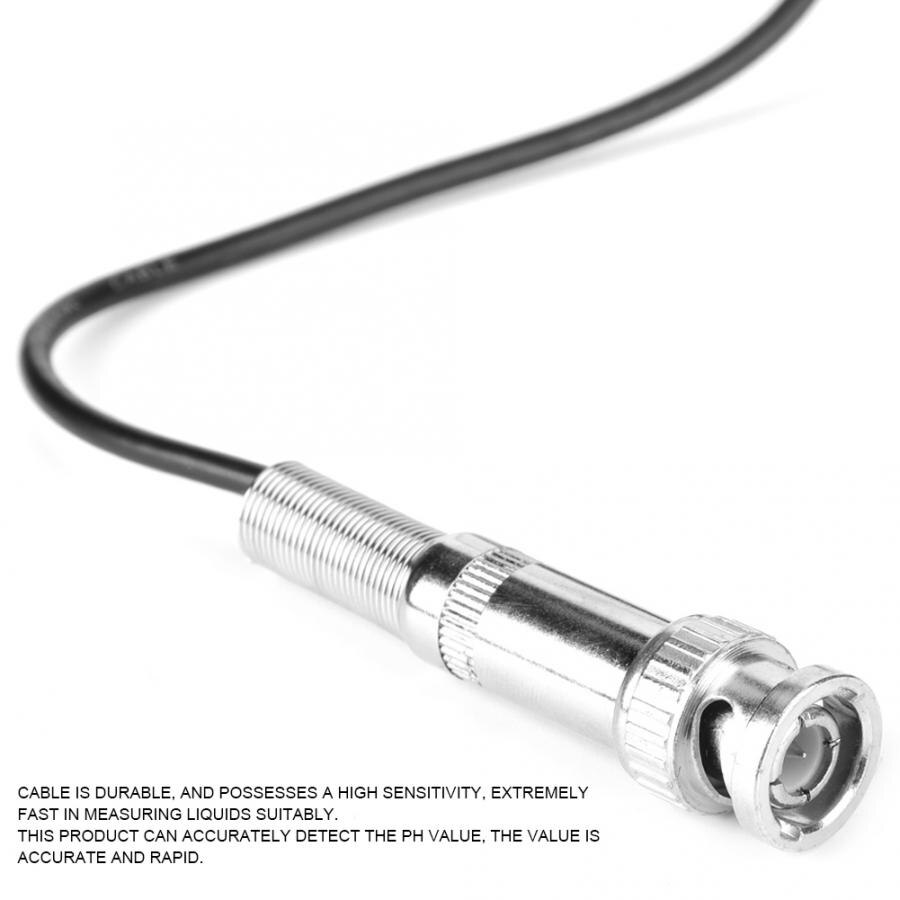 Electrodo de PH 201DH, sonda de electrodo de PH duradero desmontable para detección de del agua,