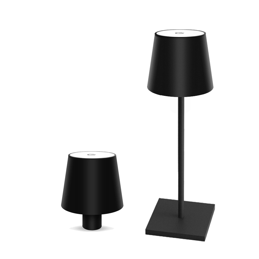 Hotel draadloze LED oplaadbare Touch tafellamp 3 kleuren nachtkastje creatieve sfeerverlichting led bureaulamp bar buiten decor licht