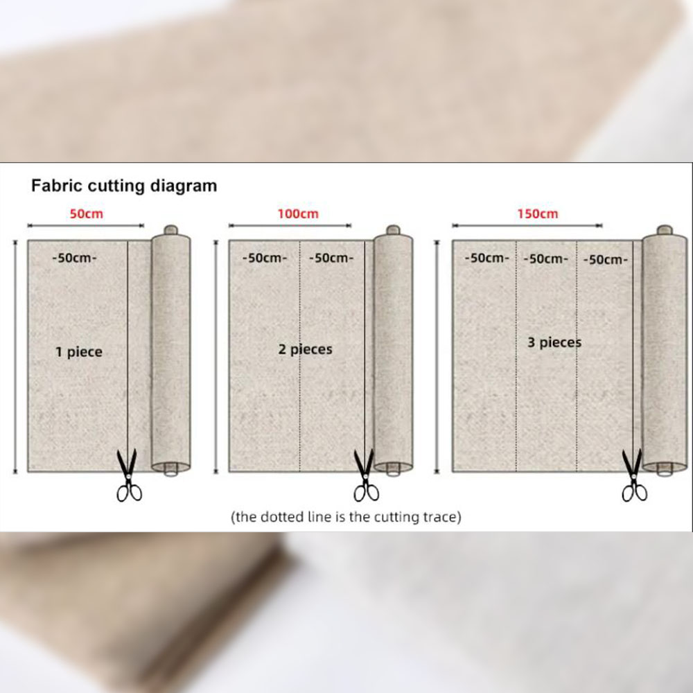 Tela cruda, pintura de retales, tela de lino y algodón de cáñamo, tela de arpillera, costura textil, acolchado, Material orgánico, decoración artesanal, 50x150cm