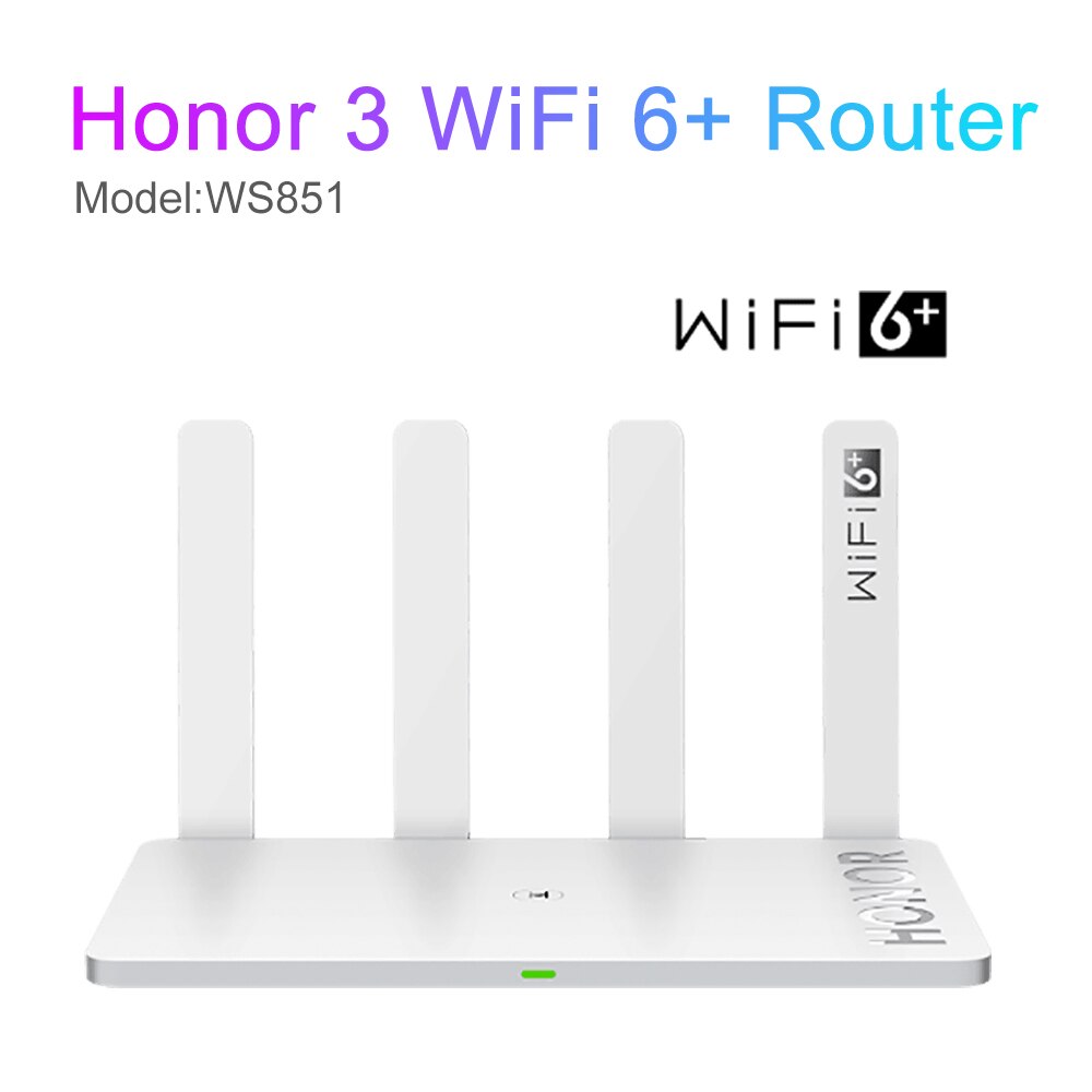 Originele Honor Router 3 Wifi 6 + 3000 Mbps Cross Muur Dekking Lage Latency Dual-Band Draadloze Router Smart thuis Repeater