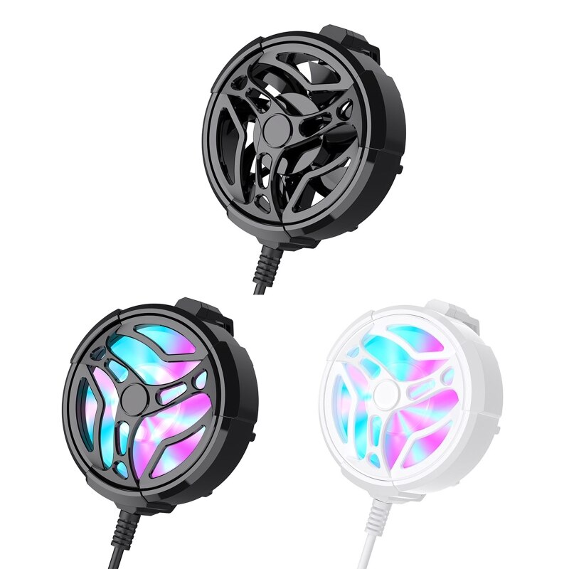 Handy-kühler, tragbarer kühler für mobile spiele, usb-betriebener smartphone-lüfter, kühlkörper, game-joystick-kühler für handys (yyds)