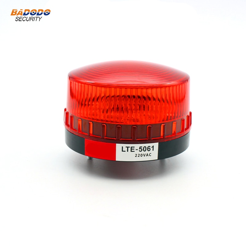 Mini lampe stroboscopique à LED, lumière jaune, bleue, rouge et verte, signal d&#39;avertissement, sirène sonore de 100db, pour porte battante