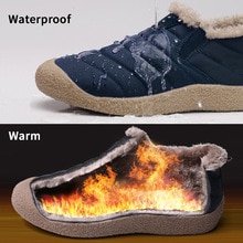 Surom talvikengät miesten aikuisten lämpimät vapaa-ajan kengät vedenpitävä kangas miesten saappaat ulkoovesta talvikengät miesten slip-on krasovki 39-45