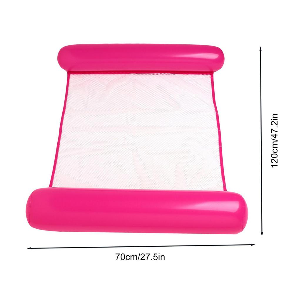 Water Hangmat Float Opblaasbare Strandstoelen Zwembad Speelgoed Opblazen Drijvende Zwembad Bed Zwemmen Matras Drijvende Hangmat: Beige