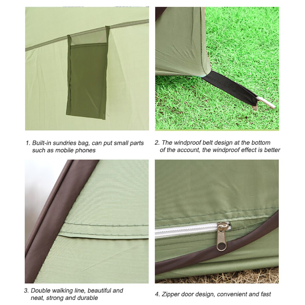 Outdoor Changing Tent Portable Shower Bath Fitting Room camping Tent Shelter Beach Privacy Toilet Tent Dressing Cabin Tent