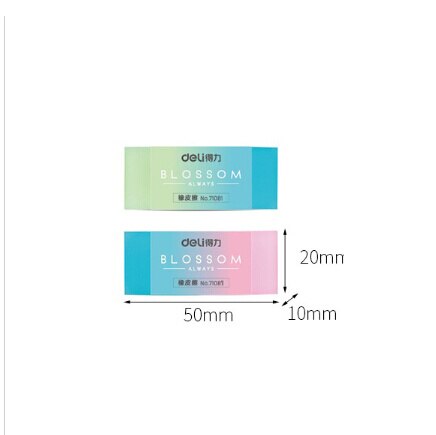 Gomas de borrar de colores para niños, gomas de borrar duraderas y flexibles para estudiantes, material de papelería para escuela y oficina, 1 unidad: S