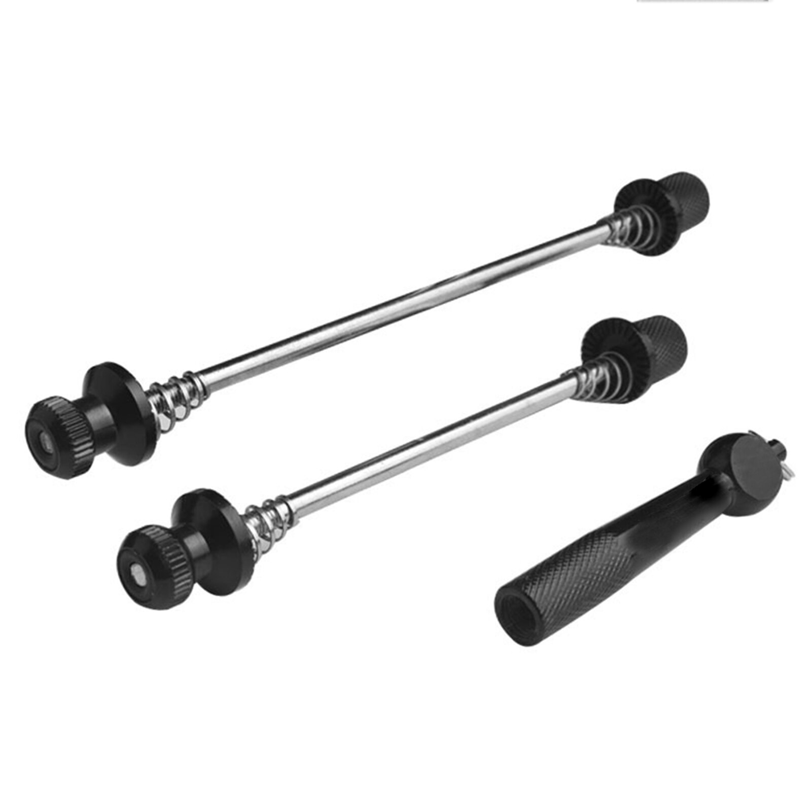Front Rear Outdoor Quick Release Set Multipurpose Road Bike Cycling Safety Hub Anti-theft For Bicycle Accessories Axle Lever: black