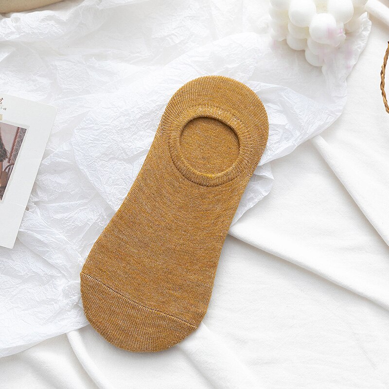 Sport Socks Boat Socks Autumn Invisible Socks Retro Trend Sport Socks men's/women's: Female ginger