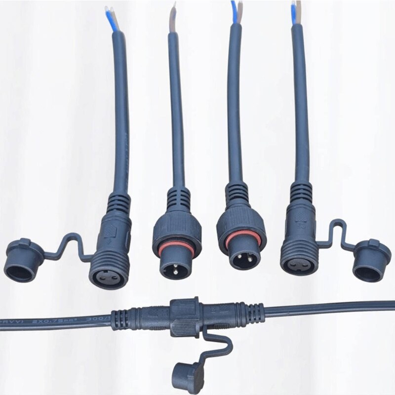 Rubber Industrial Male &amp; Female Plug Socket 2/3/4/5/6/7/8 Pin Wall Mounted Socket Electric Power Connector Waterproof Q81C