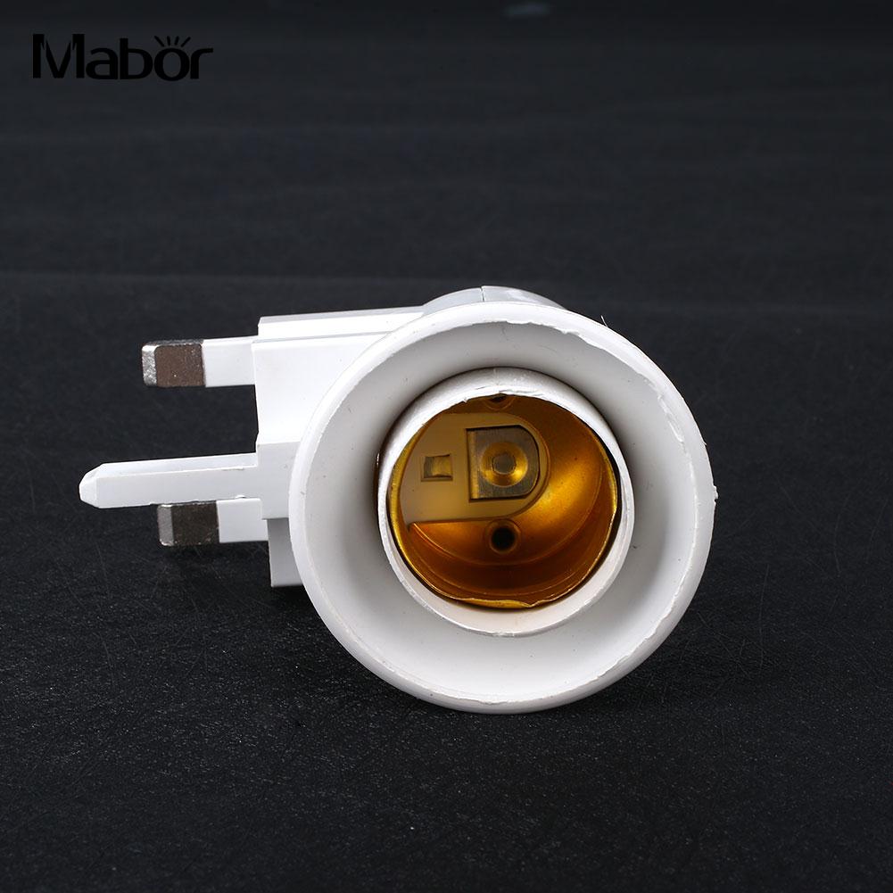 Bulb Adapter with on OFF Switch E27 UK Plug Lamp Holder LED Light Control Switch Socket Accessory Replacement Lamp Light Base