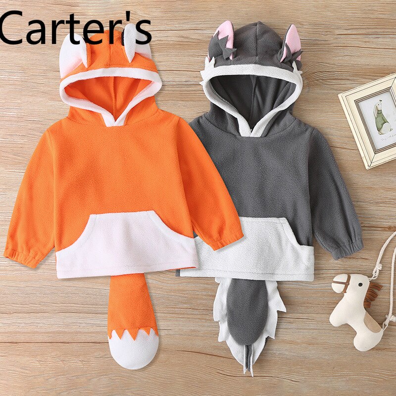 Carter's Cute Sweatshirt Girls Infant Hoodie Top Toddler Boy Clothes Baby Sweatshirt Fall and cute Baby Boy Winter Shirt
