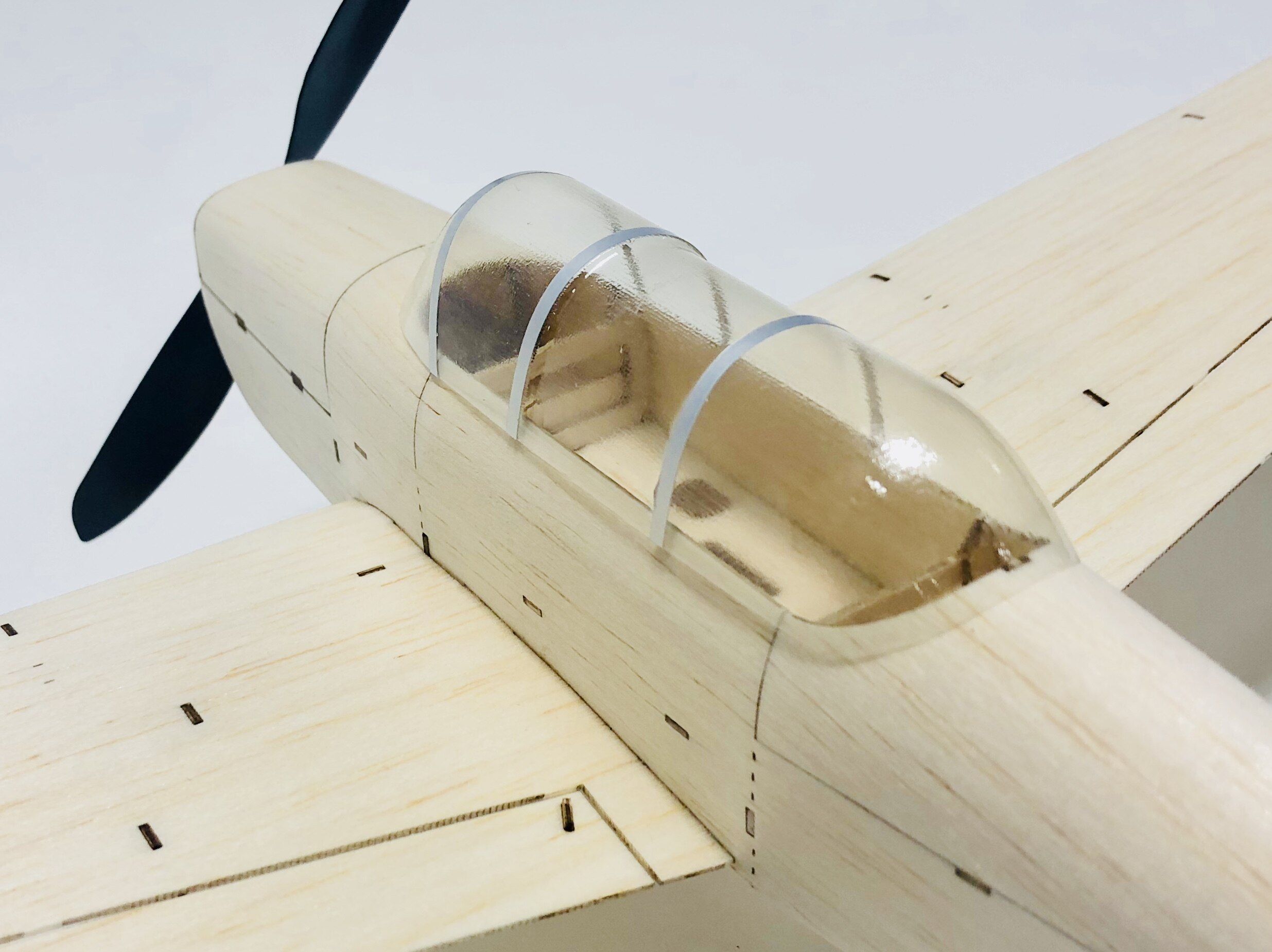 Mini Diy Balsa Rc Hout Mentor T34