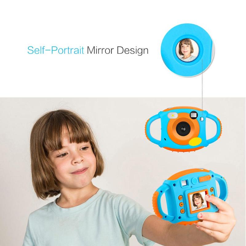 upgraded lithium battery Mini Kid Cameras 5MP HD Projection Digital Camera Fotografica Digital Portable Cute Neck Child