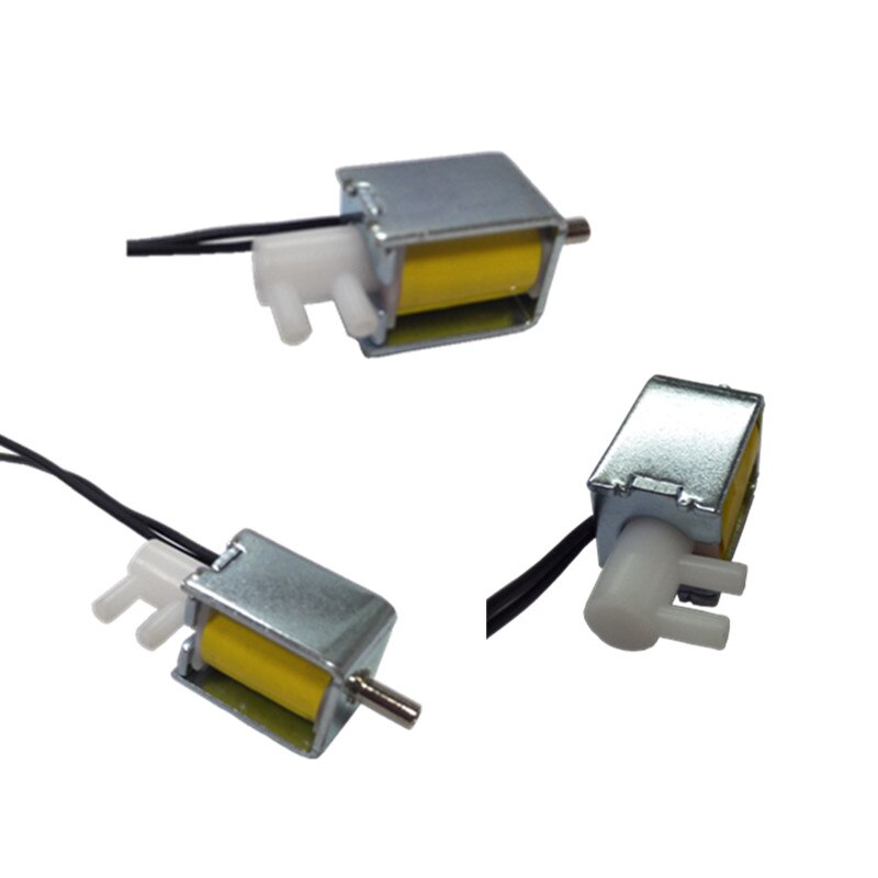 2 Position 3 Way Mini Micro Solenoid Valve DC 4.5V 6V 12V 24V Air Gas Release Exhaust Discouraged Solenoid Exhaust Valve