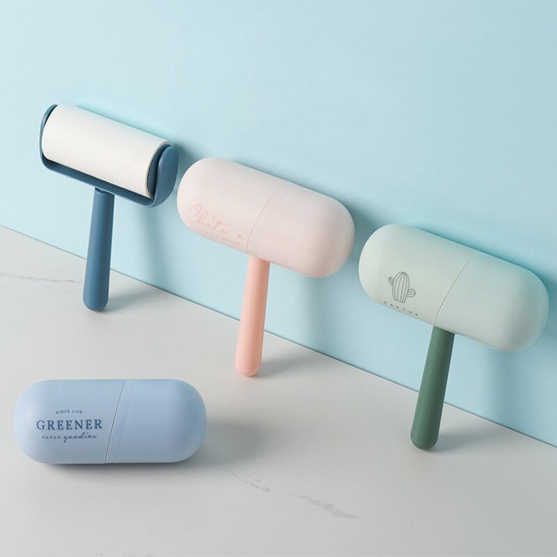 Wasborstelrol capsule roller type herbruikbare reinigingsborstel huisdier ontharingsapparaat stofroller huishoudelijk schoonmaakapparaat