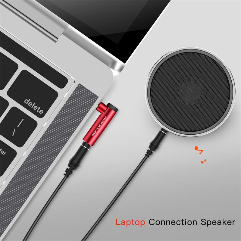 3.5Mm Koptelefoon Audio Jack Converter 90 Graden Omtp Ctia Muziek Audio Adapter Voor Smartphone Notebook Hoofdtelefoon Speaker Versterker