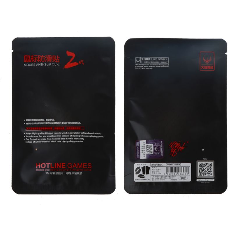 Jogos de linha direta originais mouse patins adesivos laterais almofadas resistentes ao suor fita antiderrapante para razer deathadder v2 mouse