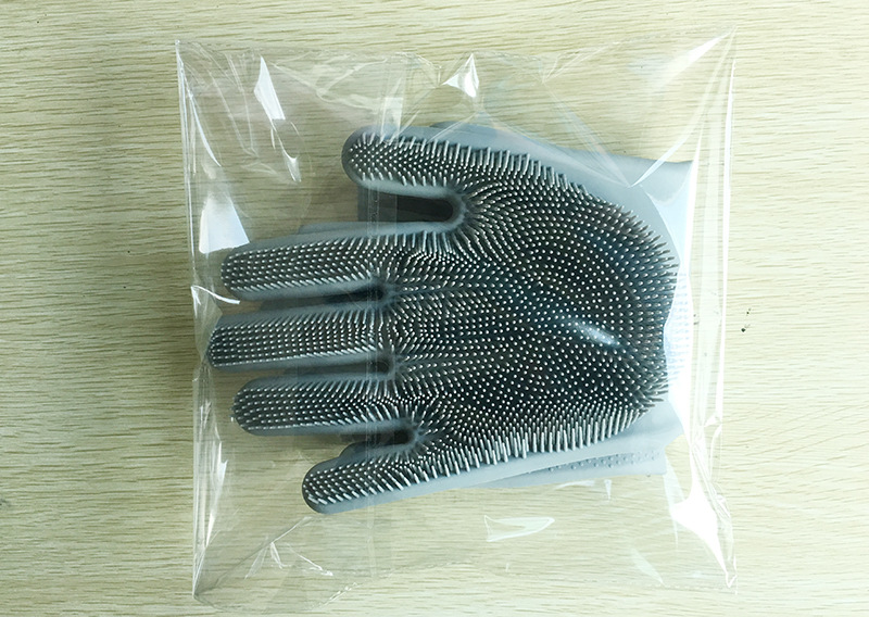 2 pièces multifonction Silicone gants de nettoyage magique Silicone vaisselle gants de lavage pour cuisine ménage Silicone gants de vaisselle