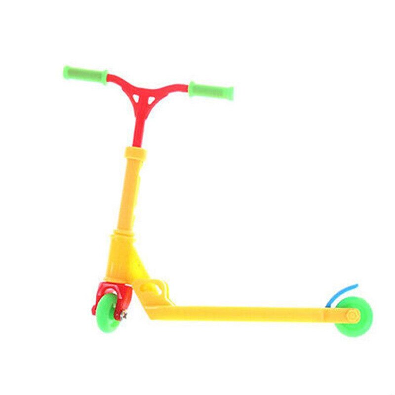 Mini Finger Scooter Two Wheel Children&#39;s Interactive Finger Skateboard Toy Alloy Scooter Bike Fingerboard Kit: B